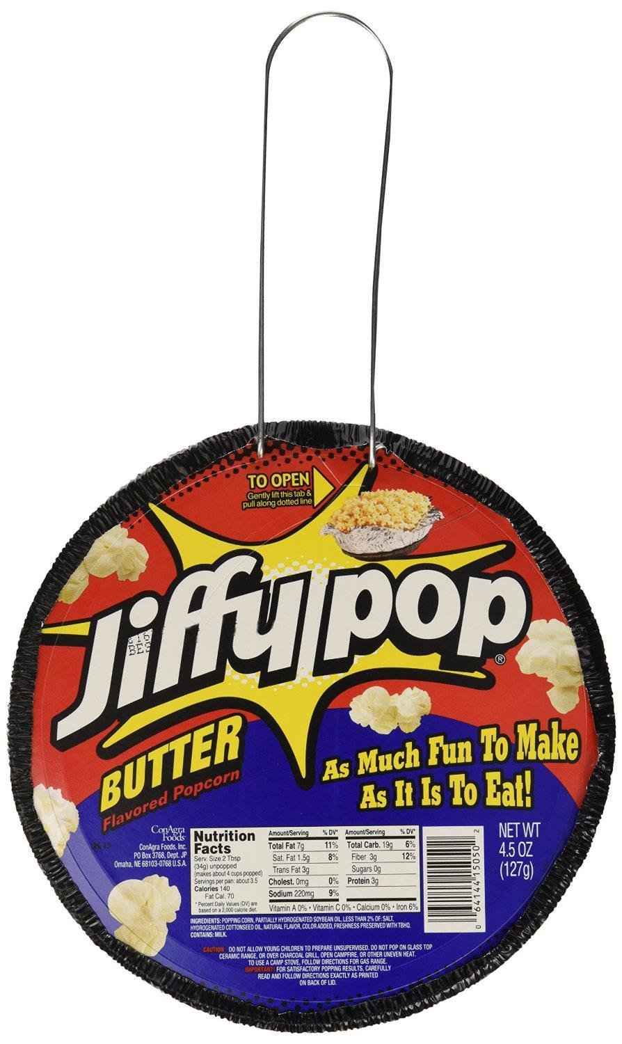 Jiffy Pop Butter-Flavored Popcorn, 4.5-Ounce Units (Pack of 24)