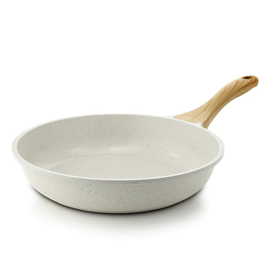 SENSARTE Nonstick Ceramic Frying Pan Skillet, 9.5 Inch Omelet Pan, Healthy Non Toxic Chef Pan, Induction Compatible Egg Pan