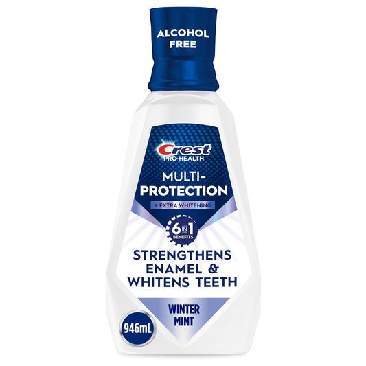Crest Pro-Health Advanced Mouthwash, Alcohol Free, Extra Whitening, Energizing Mint Flavor, 946 mL (32 fl oz)