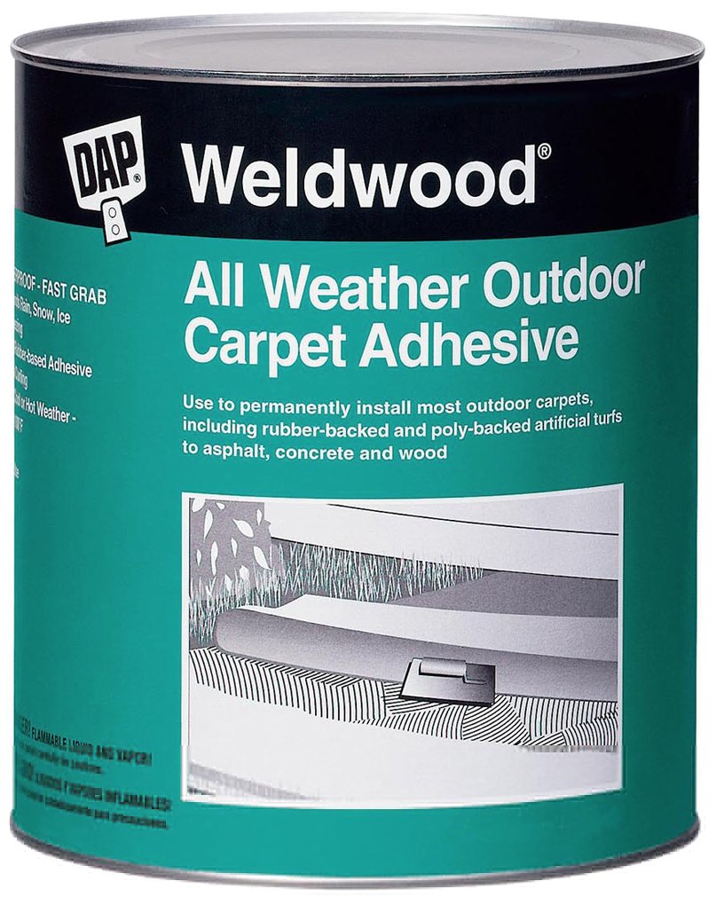 Dap 00442 Weldwood All-Weather Outdoor Carpet Adhesive, 1-Quart Home Improvement by DAP