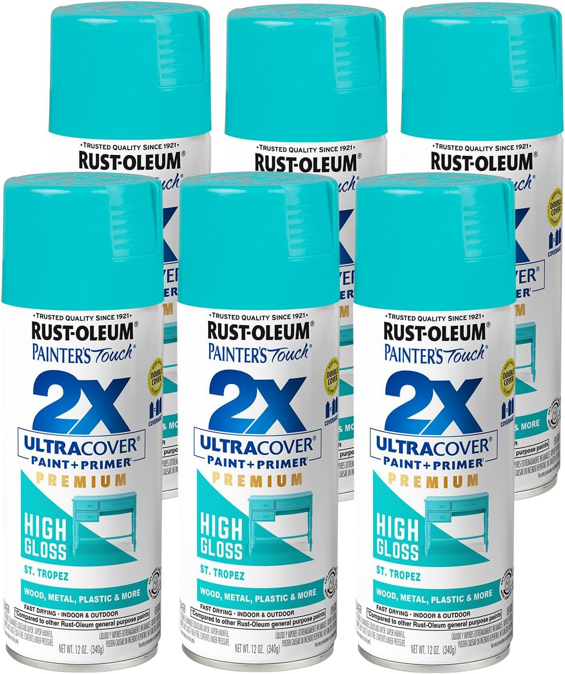 Rust-Oleum Painter's Touch 2X Ultra Cover Spray Paint, St. Tropez