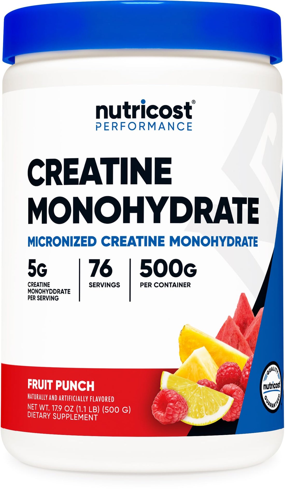 Nutricost Creatine Monohydrate Powder (Fruit Punch, 500 Gram) - PCTechSupply.com