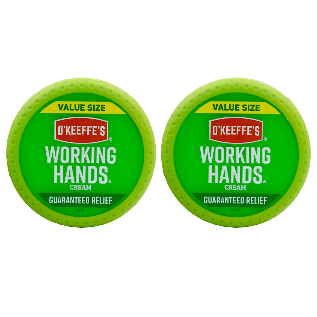 O'Keeffe's Working Hands Hand Cream; For Extremely Dry; Cracked Hands; 6.8 oz Jar (Value Size; Pack of 2) - PCTechSupply.com