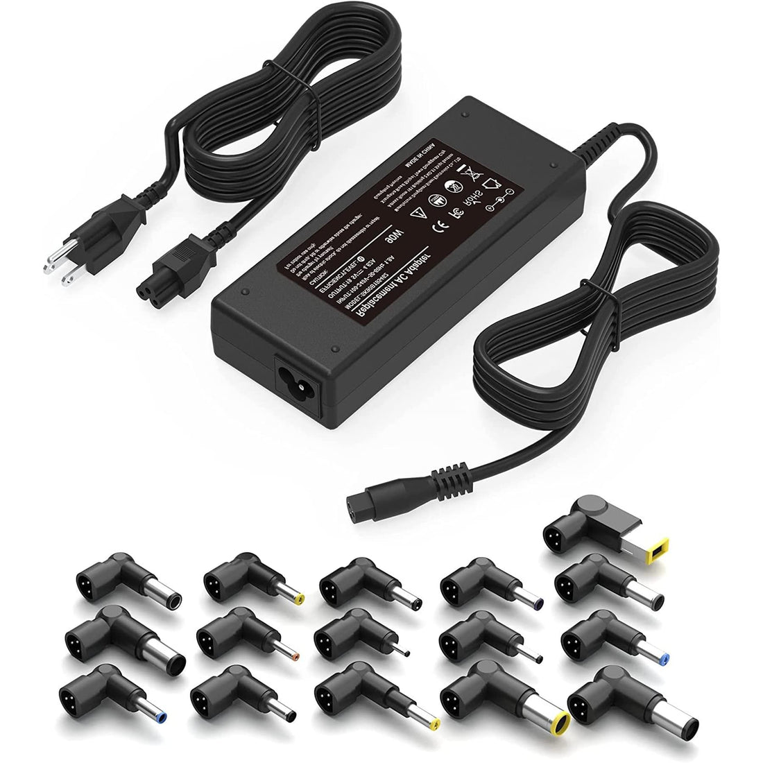 90W Universal AC Adapter Laptop Charger Replacement for Dell HP Acer Asus Lenovo IBM Toshiba Samsung Sony Fujitsu Gateway