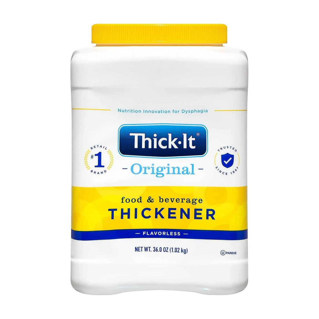 Thick-It Original Food & Beverage Thickener Powder, 36 oz Canister, 2 Pack | Thickening powder for dysphagia; dissolves instantly in hot or cold food & liquids; flavorless, gluten free, easy to use