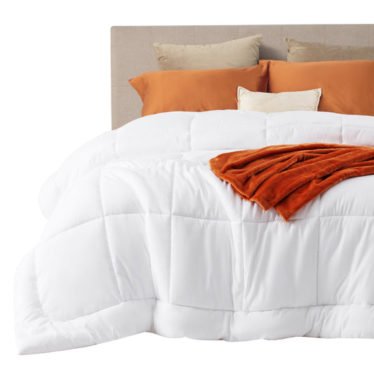 Bedsure Comforter Duvet Insert - Quilted Comforters King Size, All Season Duvet, Down Alternative Bedding Comforter with
