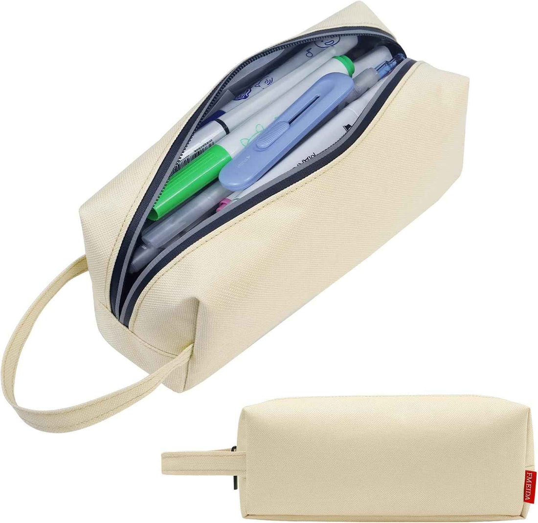 Fmeida Simple Pencil Case Pouch, Office Supplies Gift for Men Women