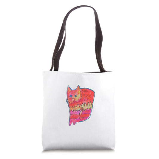 Jerry the Cat By Weston Tote Bag Apparel by Skate Dadz
