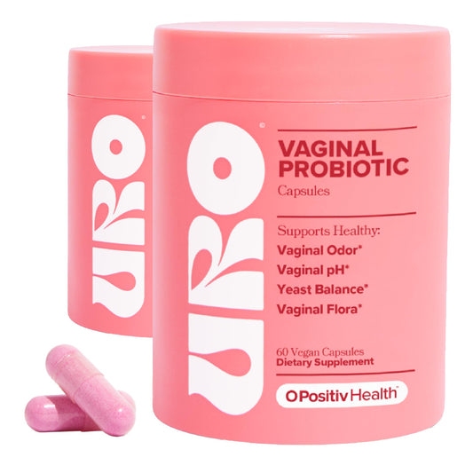URO Vaginal Probiotics for Women pH Balance with Prebiotics & Lactobacillus Blend - Womens Health Supplement - Promote