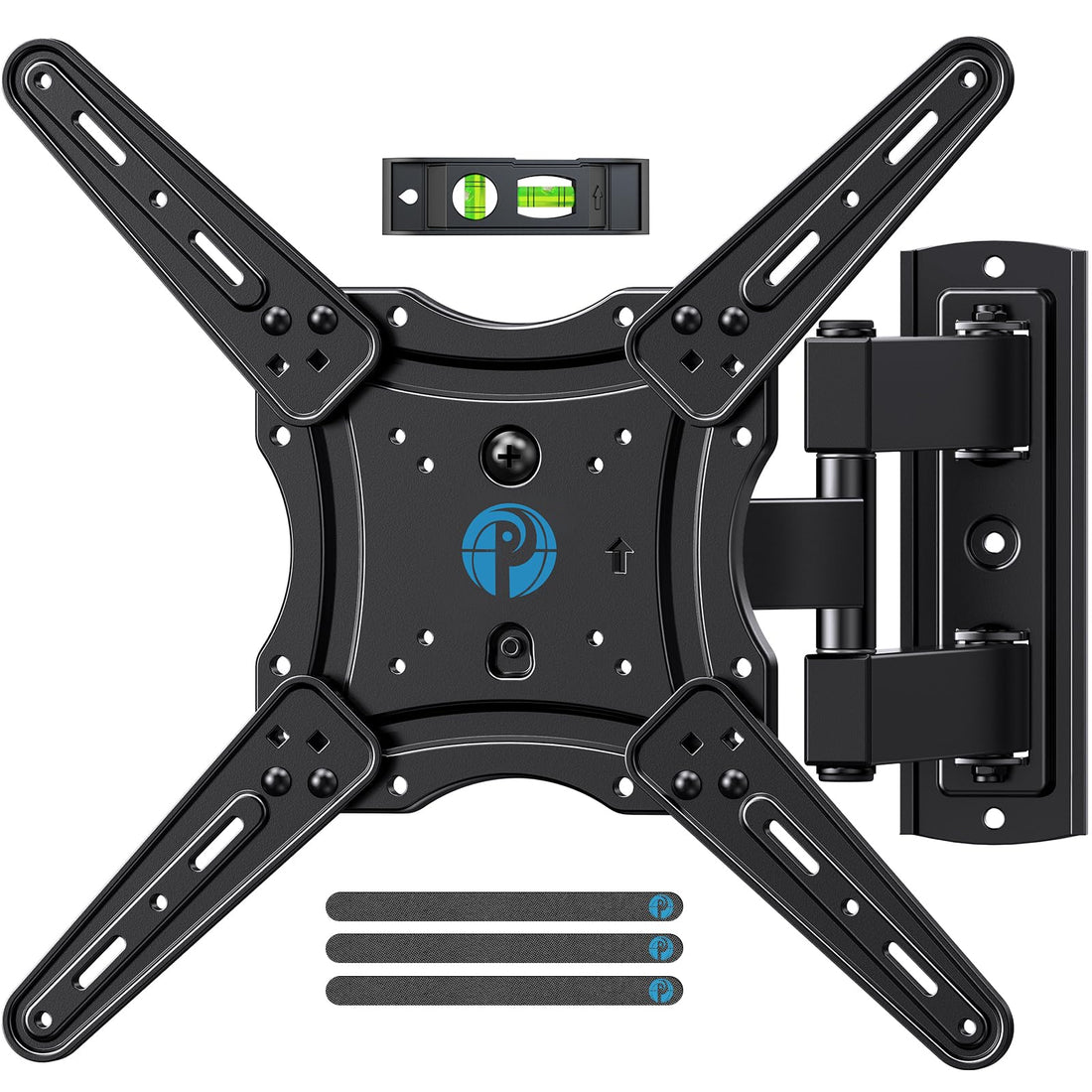 Pipishell Full Motion TV Wall Mount for 26-60 inch Flat or Curved TVs up to 77 lbs, TV Bracket Wall Mount with Articulating