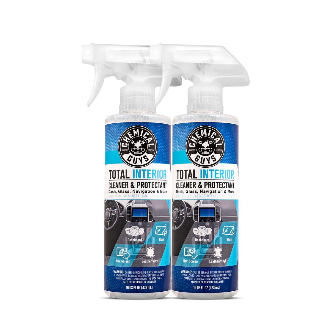 Chemical Guys SPI2201602 Total Interior Cleaner and Protectant, Safe for Cars, Trucks, SUVs, Jeeps, Motorcycles, RVs & More,