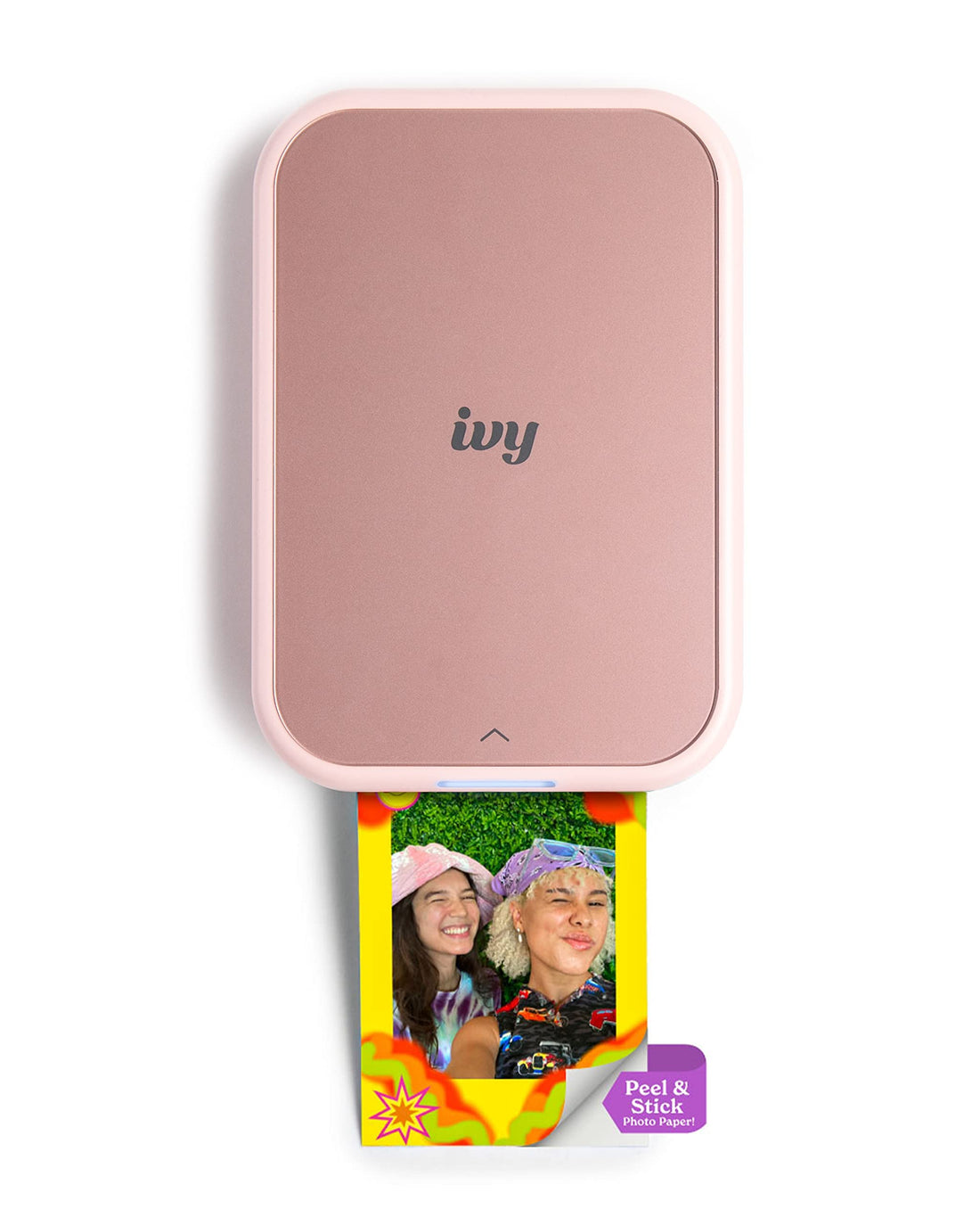 Canon Ivy 2 Mini Photo Printer, Print from Compatible iOS & Android Devices, Sticky-Back Prints, Blush Pink Camera by Canon