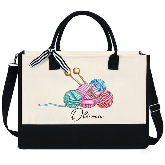 OASSIE Personalized Crochet Gift for Women - Christmas, Birthday Present for Crocheters, Knitting Gift for Knitters - 13 oz