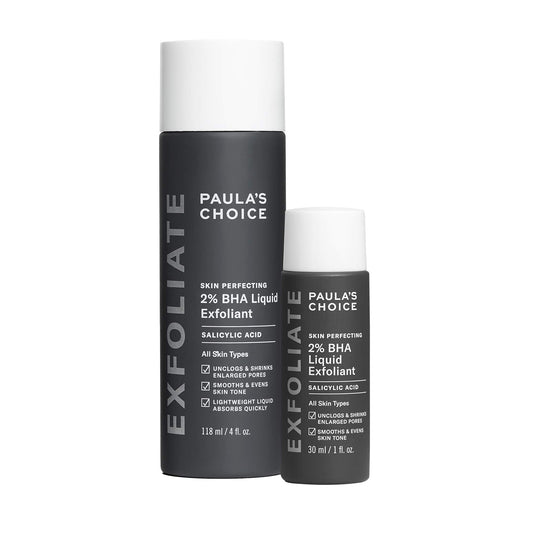 Paula's Choice SKIN PERFECTING 2% BHA Liquid Salicylic Acid Exfoliant-Facial Exfoliant for Blackheads, Enlarged Pores, Wrinkles & Fine Lines - PCTechSupply.com