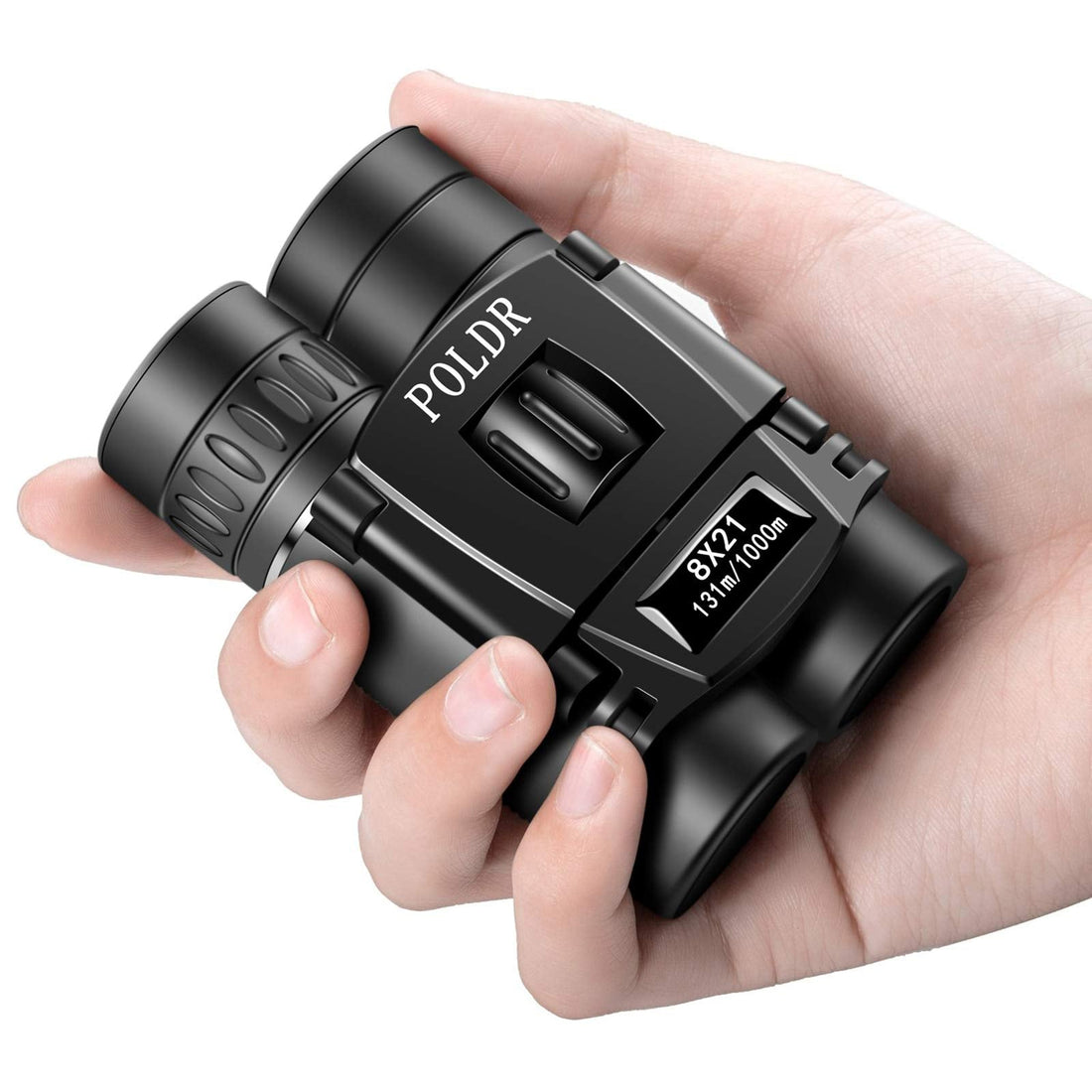 POLDR 8x21 Small Compact Lightweight Binoculars for Adults Kids Bird Watching Traveling Sightseeing.Mini Pocket Folding Binoculars for Concert Theater Opera - PCTechSupply.com
