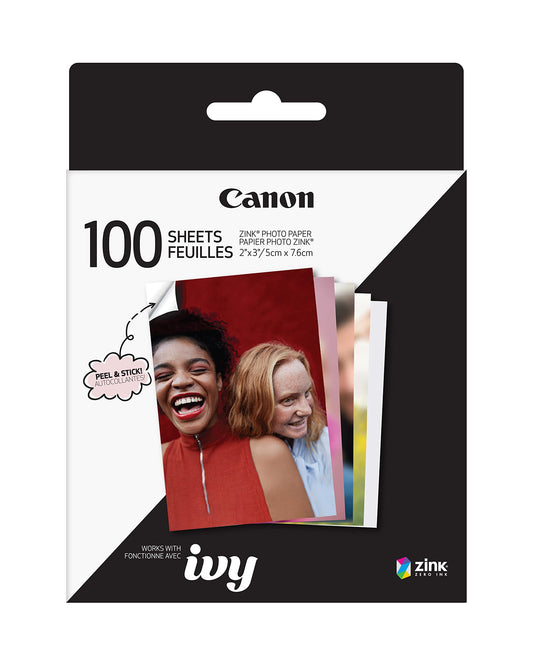 Canon ZINK 2 x 3" Photo Sticker Paper Pack (100 Sheets) Camera by Canon