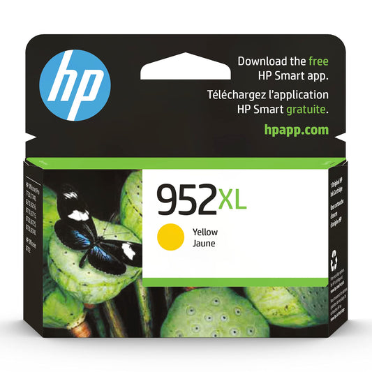 HP 952XL Yellow High-yield Ink Cartridge | Works with HP OfficeJet 8702, HP OfficeJet Pro 7720, 7740, 8210, 8710, 8720, 8730, 8740 Series | Eligible for Instant Ink | L0S67AN - PCTechSupply.com
