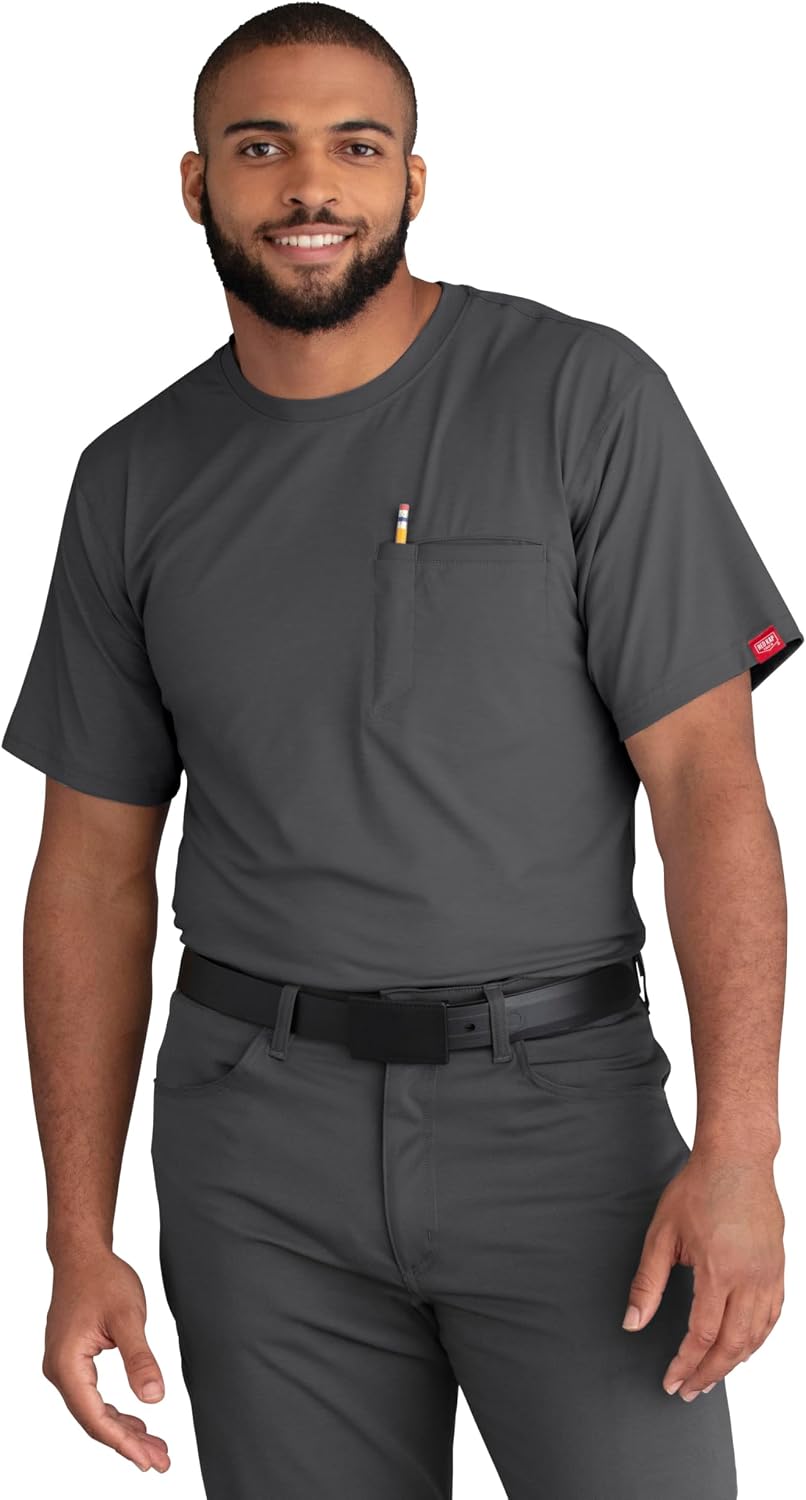 Red Kap Men's Cooling Short Sleeve Pocket Tee