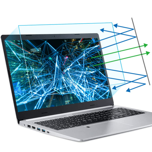 F FORITO 2-Pack 15.6 Inch Anti Blue Light Laptop Screen Protector, Eye Protection Anti Glare Matte Computer Screen Cover for 15.6" Laptop with 16:9 Aspect Ratio, Reduce Eye Strain and Touch Sensitive - PCTechSupply.com