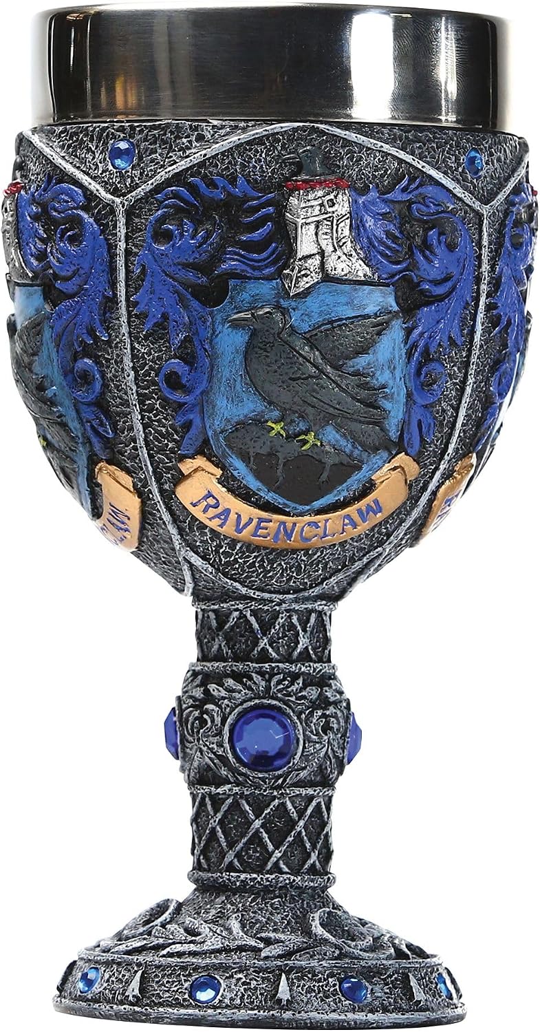 Enesco 6005060 Wizarding World of Harry Potter Ravenclaw Decorative Goblet Figurine, 7.09 Inch, Multicolor