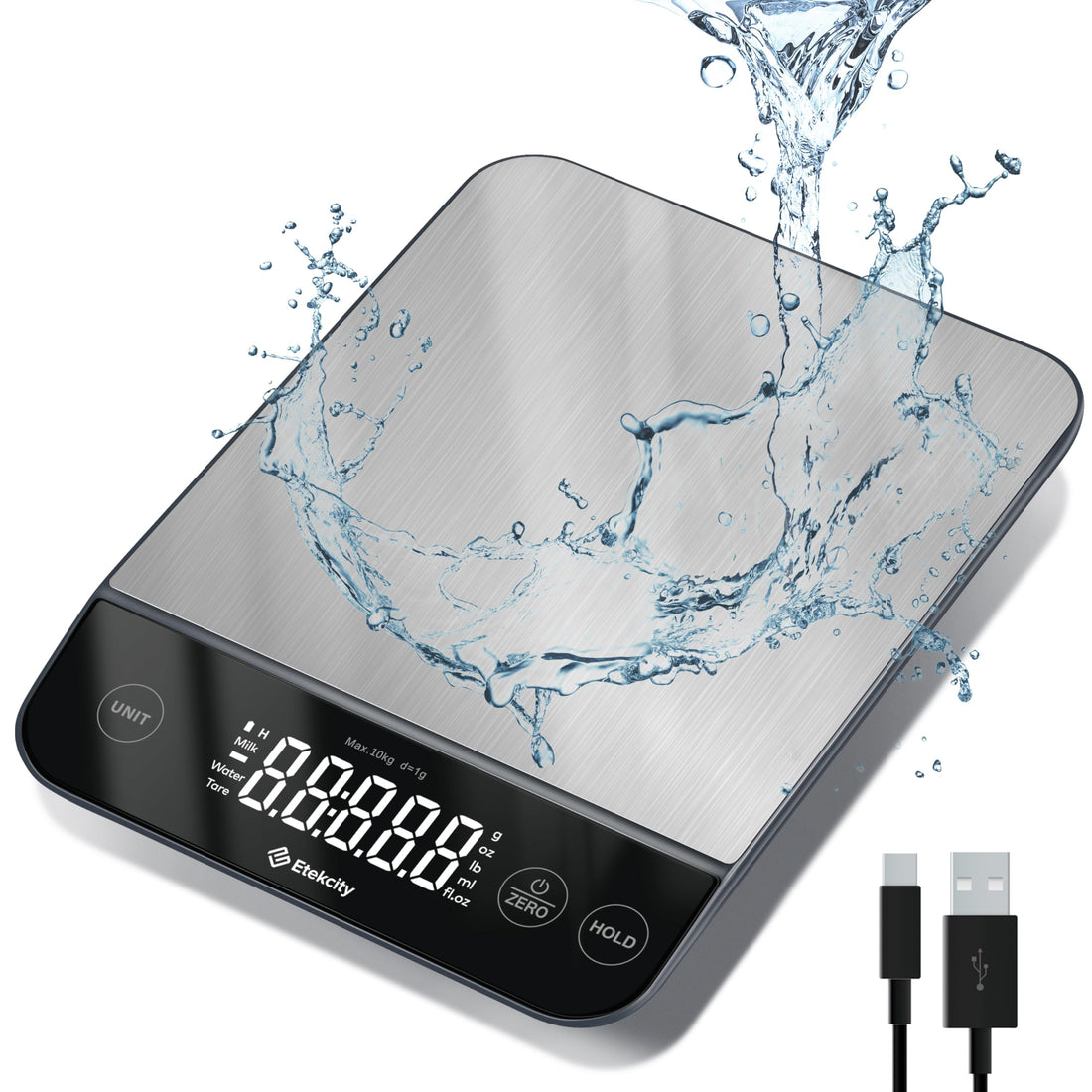 Etekcity Food Kitchen Scale 22lb, Digital Weight Grams and Oz for Weight Loss, Baking and Cooking, 0.05oz/1g Precise