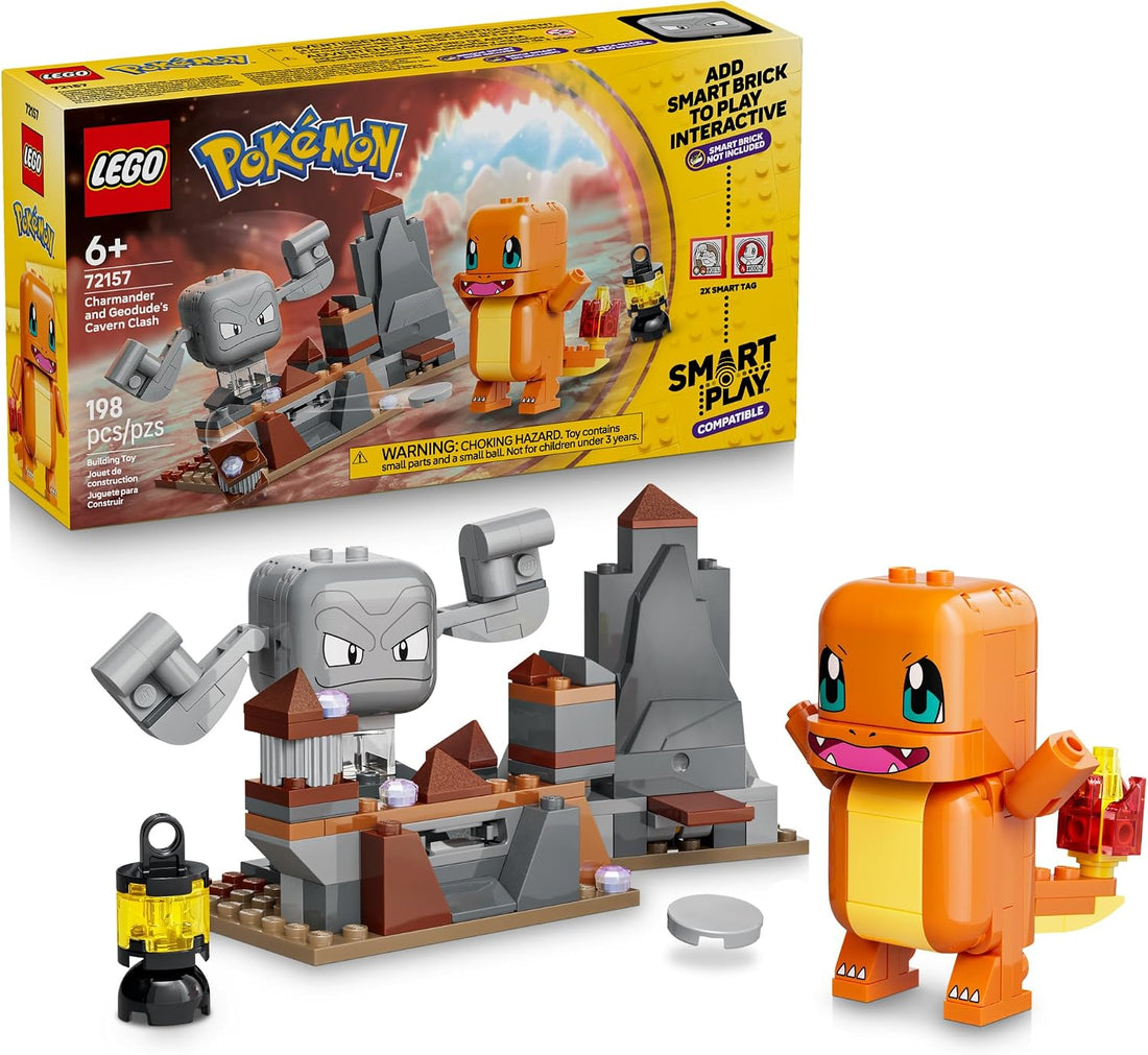 LEGO Pokémon SMART Play: Charmander and Geodude's Cavern Clash 72157