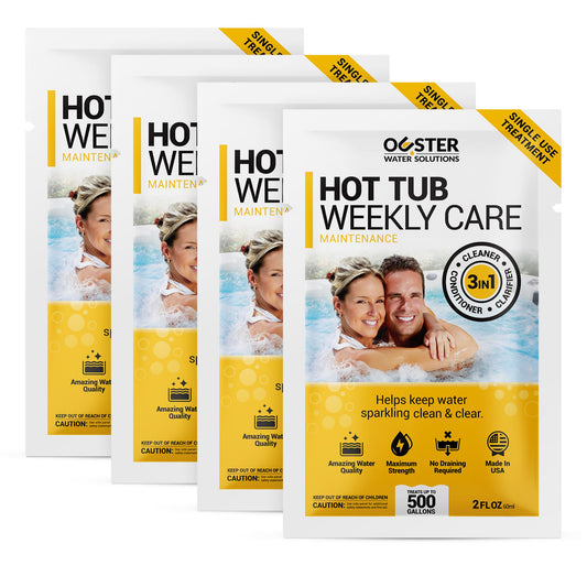Bio Ouster 3in1 Weekly Hot Tub Cleaner, Conditioner, Clarifier - Hot Tub Chemicals, Inflatable Hot Tub Chemicals, Spa