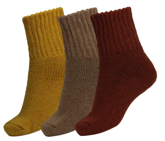 BomKinta Women Winter Solid Socks Thick Warm Wool Socks Cozy Crew Socks for Women Christmas Gift, Medium Apparel by BomKinta