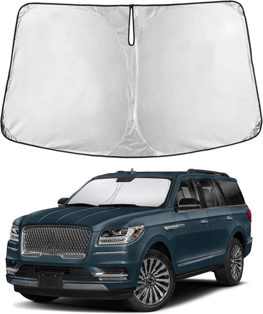 EcoNour Windshield Sunshade Compatible for Lincoln Navigator 2018-2024 2025
