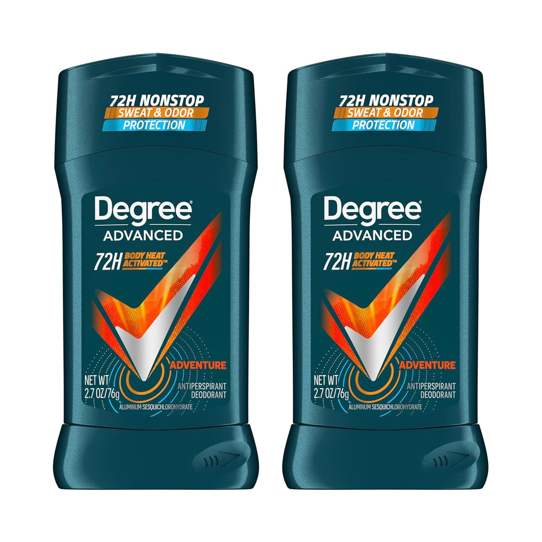 Degree Men Advanced Protection Antiperspirant, Adventure, 2.7 oz, 2-Pack
