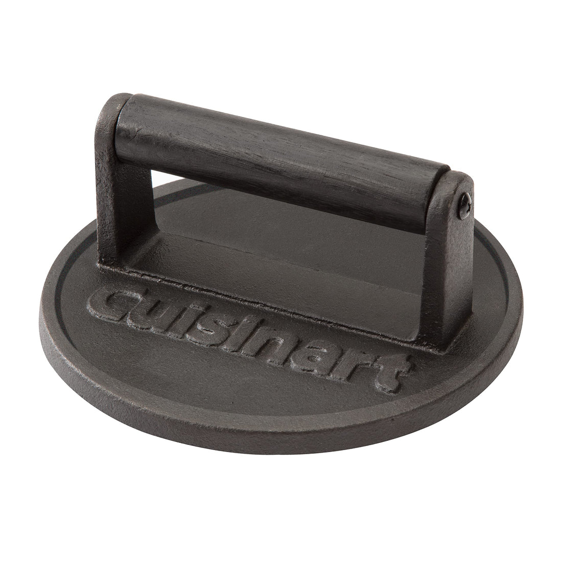 Cuisinart 6.5" Cast Iron Smashed Burger Press, Juicy and Crispy Burgers for BBQs, Cookouts Lawn & Patio by Cuisinart