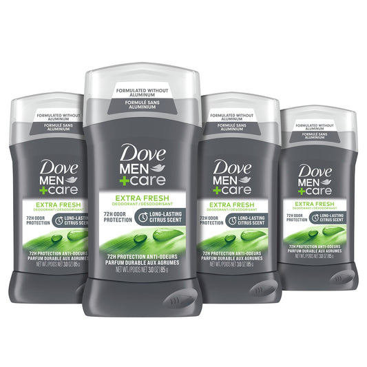 DOVE MEN + CARE Deodorant Stick for Men Clean Comfort Aluminum Free 72-Hour Odor Protection Mens Deodorant with 1/4