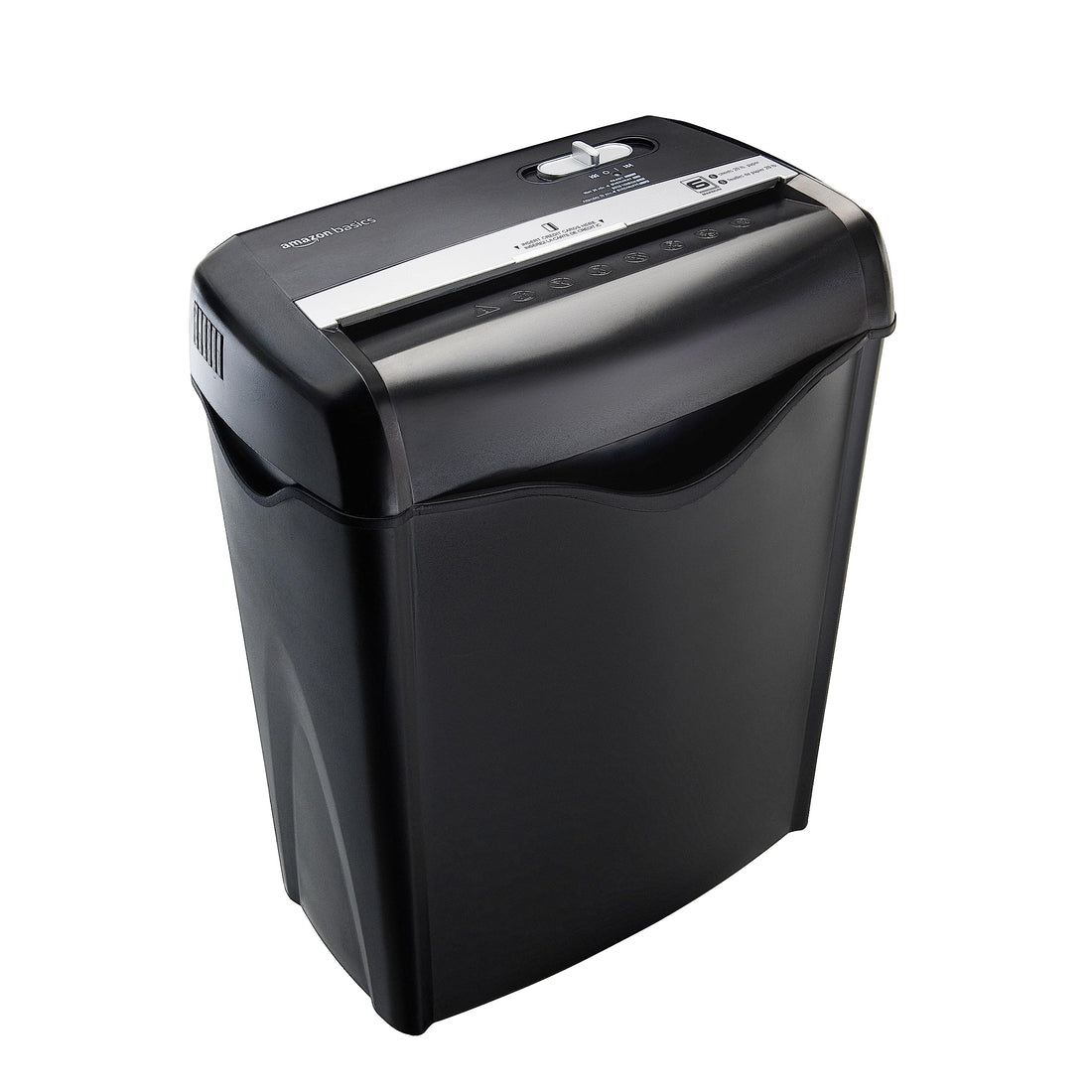 Amazon Basics 6 Sheet Cross Cut Paper and Credit Card Home Office Shredder with 3.8 Gallon Bin, Black - PCTechSupply.com