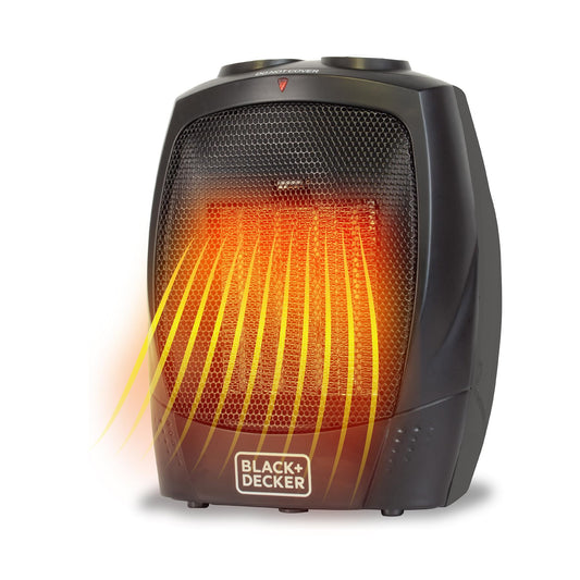 BLACK+DECKER Portable Space Heater, Room Space Heater with Carry Handle for Easy Transport - PCTechSupply.com