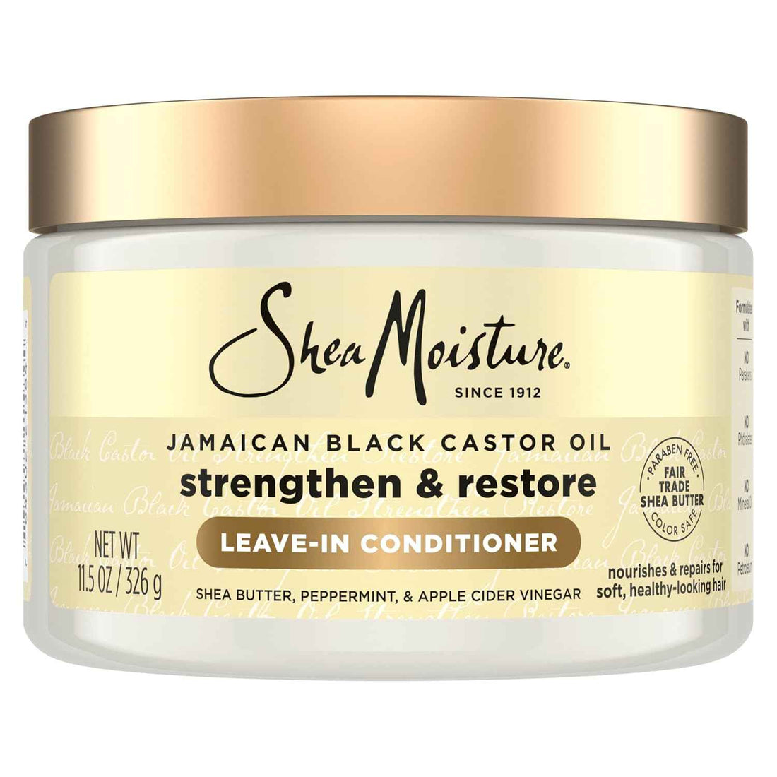Shea Moisture Jamaican Black Castor Oil Strengthen & Grow Leave-In Conditioner, 11 Ounce