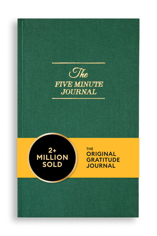 The Five Minute Journal, Original Daily Gratitude Journal 2025, Reflection Manifestation Journal for Mindfulness, Undated