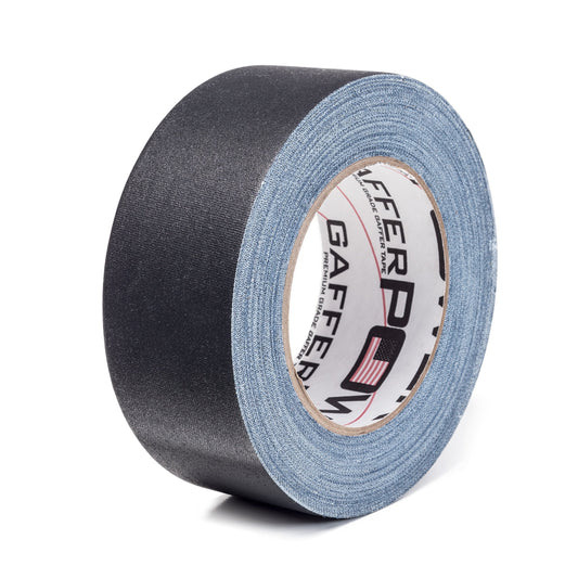 Gaffer Power Proudly Made in The USA, Real Professional Grade Gaffer Tape, Heavy Duty Gaffers Tape, Non-Reflective, Multipurpose. 2 Inches x 30 Yards, Black - PCTechSupply.com