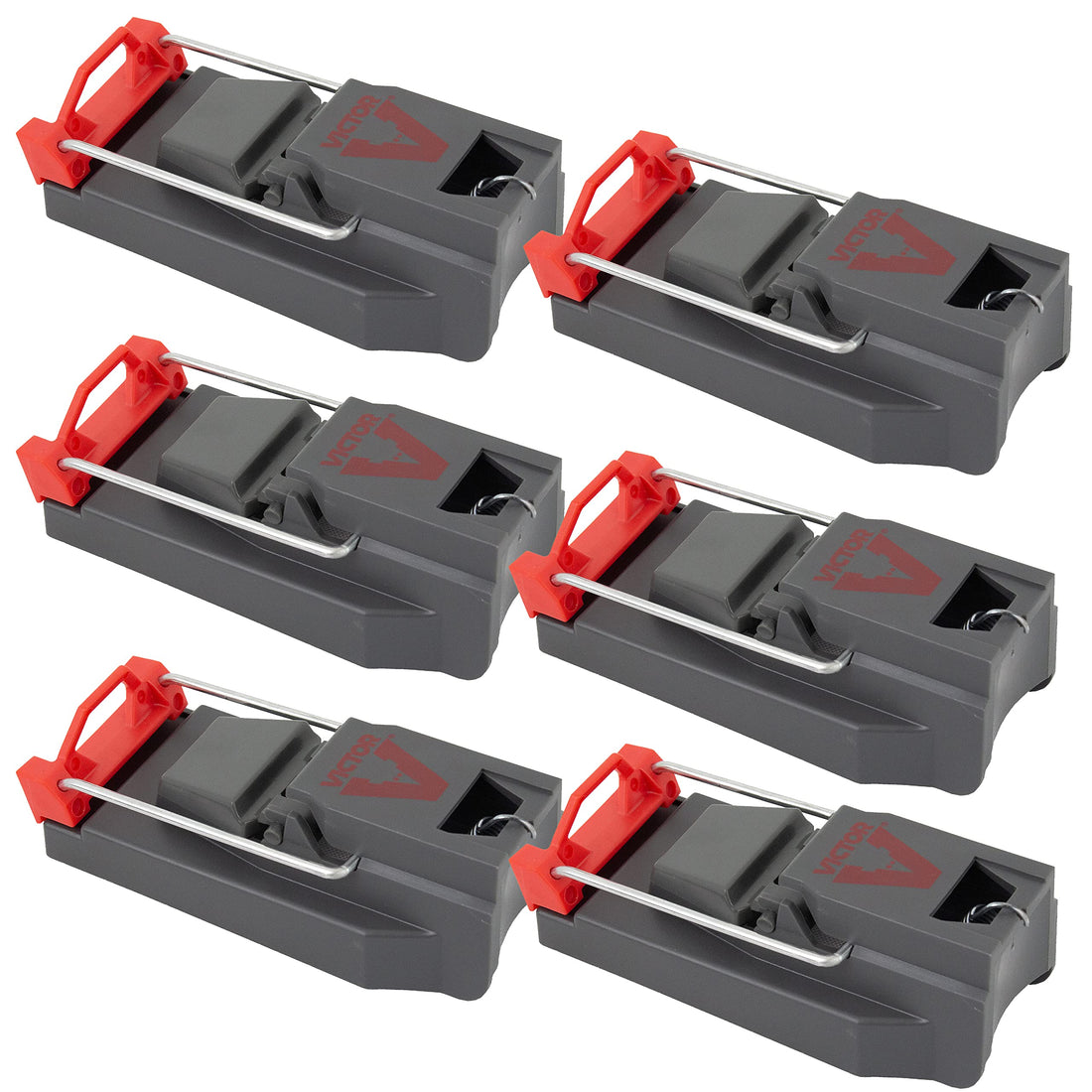 Victor M123SSR Quick-Kill Easy Set Mouse Trap - 6 Reusable Mouse Traps Lawn & Patio by Victor