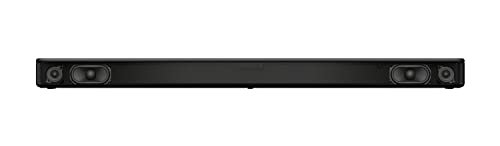 Sony S100F 2.0ch Soundbar with Bass Reflex Speaker, Integrated Tweeter and Bluetooth, (HTS100F), easy setup, compact, home office use with clear sound black