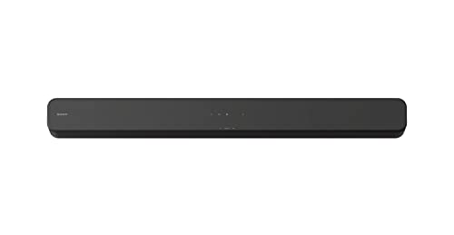 Sony S100F 2.0ch Soundbar with Bass Reflex Speaker, Integrated Tweeter and Bluetooth, (HTS100F), easy setup, compact, home office use with clear sound black