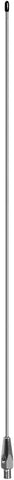 ProComm JBC1020C Whip with Permanent Pressed on Base and Weather Seal O-Ring, 102" 17-7 Stainless Steel Element, Chrome Plated 3/8-24 Threaded Base