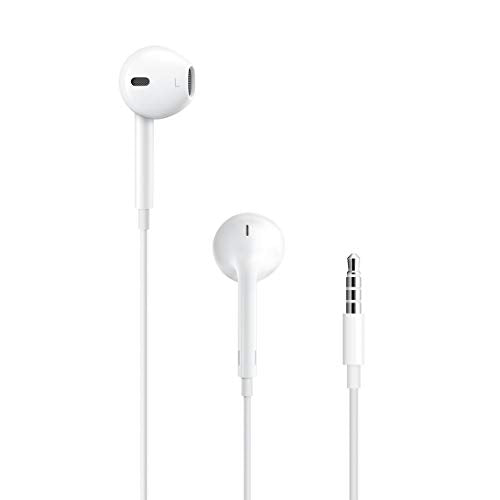 Apple EarPods Headphones with 3.5mm Plug, Wired Ear Buds with Built-in Remote to Control Music, Phone Calls, and Volume