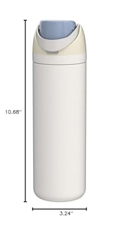 Owala FreeSip Insulated Stainless Steel Water Bottle with Straw for Sports, Travel, and School BPA-Free Sports Water Bottle, 24 oz, Iced Breeze