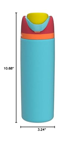 Owala FreeSip Insulated Stainless Steel Water Bottle with Straw for Sports, Travel, and School BPA-Free Sports Water Bottle, 24 oz, Summer Sweetness