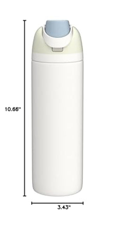 Owala FreeSip Insulated Stainless Steel Water Bottle with Straw for Sports, Travel, and School BPA-Free Sports Water Bottle, 32 oz, Iced Breeze