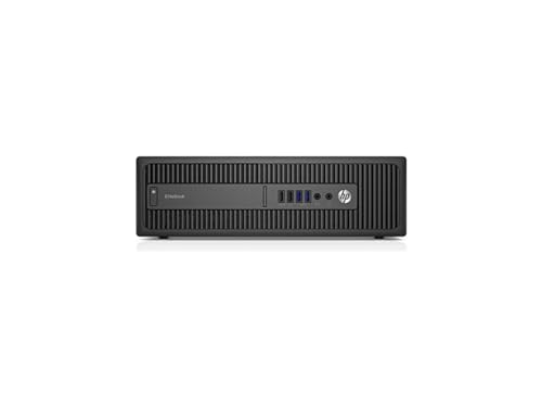 HP Elitedesk 800 G2 SFF PC Desktop Business Computer w/ 23.8" FHD Monitor, Core i5-6500 3.2GHz, 16GB RAM, 256GB SSD, WiFi, BT, USB 3.0, Windows 10 Pro (Renewed)