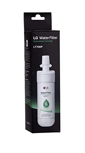 LG LT700P- 6 Month / 200 Gallon Capacity Replacement Refrigerator Water Filter (NSF42 and NSF53) ADQ36006101, ADQ36006113, ADQ75795103, or AGF80300702 , White , Single