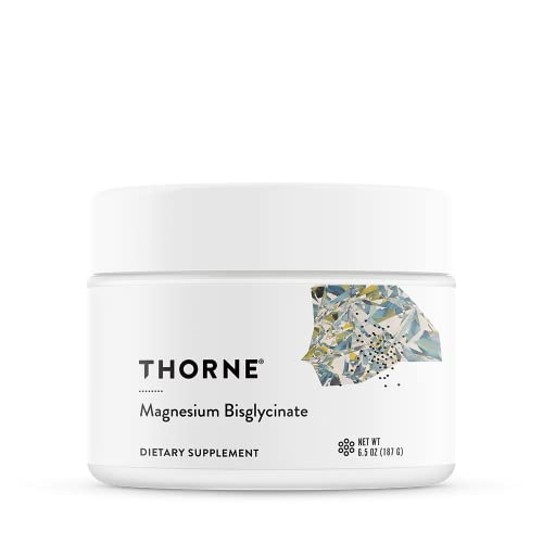 Thorne Magnesium Bisglycinate - Powdered Magnesium Formula - Supports Restful Sleep - NSF Certified for Sport - Gluten-Free - 6.5 Oz - 60 Servings