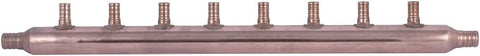 SharkBite 8 Port Open Crimp Copper Multi-Port Tee, Plumbing Fittings, PEX Pipe, PE-RT, 22790