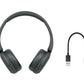 Sony WH-CH520 Wireless Headphones Bluetooth On-Ear Headset with Microphone, Black